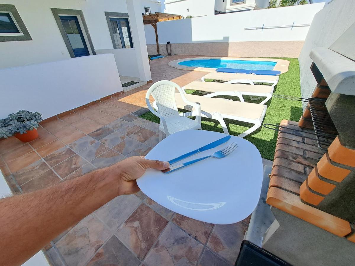 Villa Linda Con Piscina Privada Playa Blanca  Bagian luar foto
