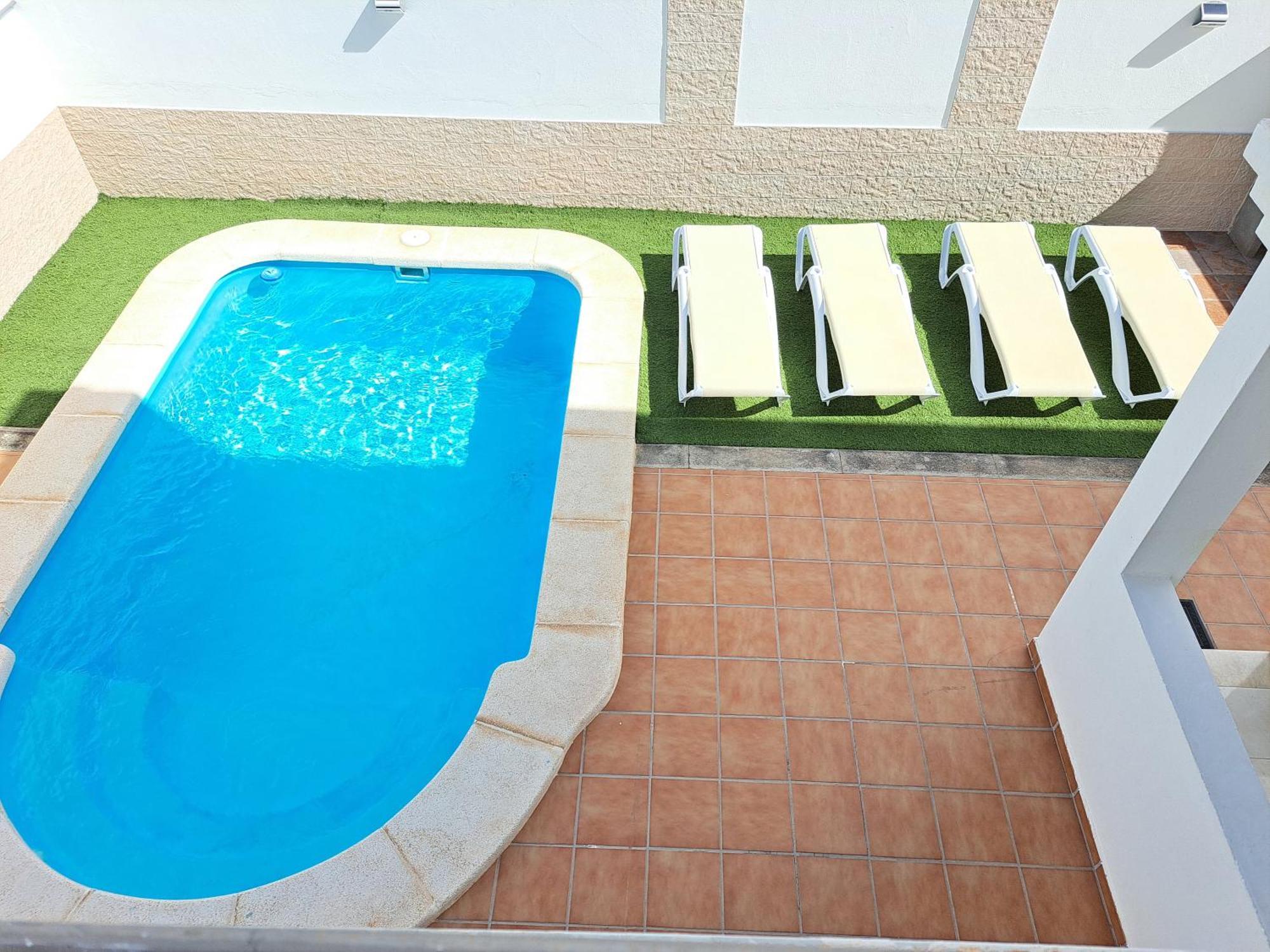 Villa Linda Con Piscina Privada Playa Blanca  Bagian luar foto